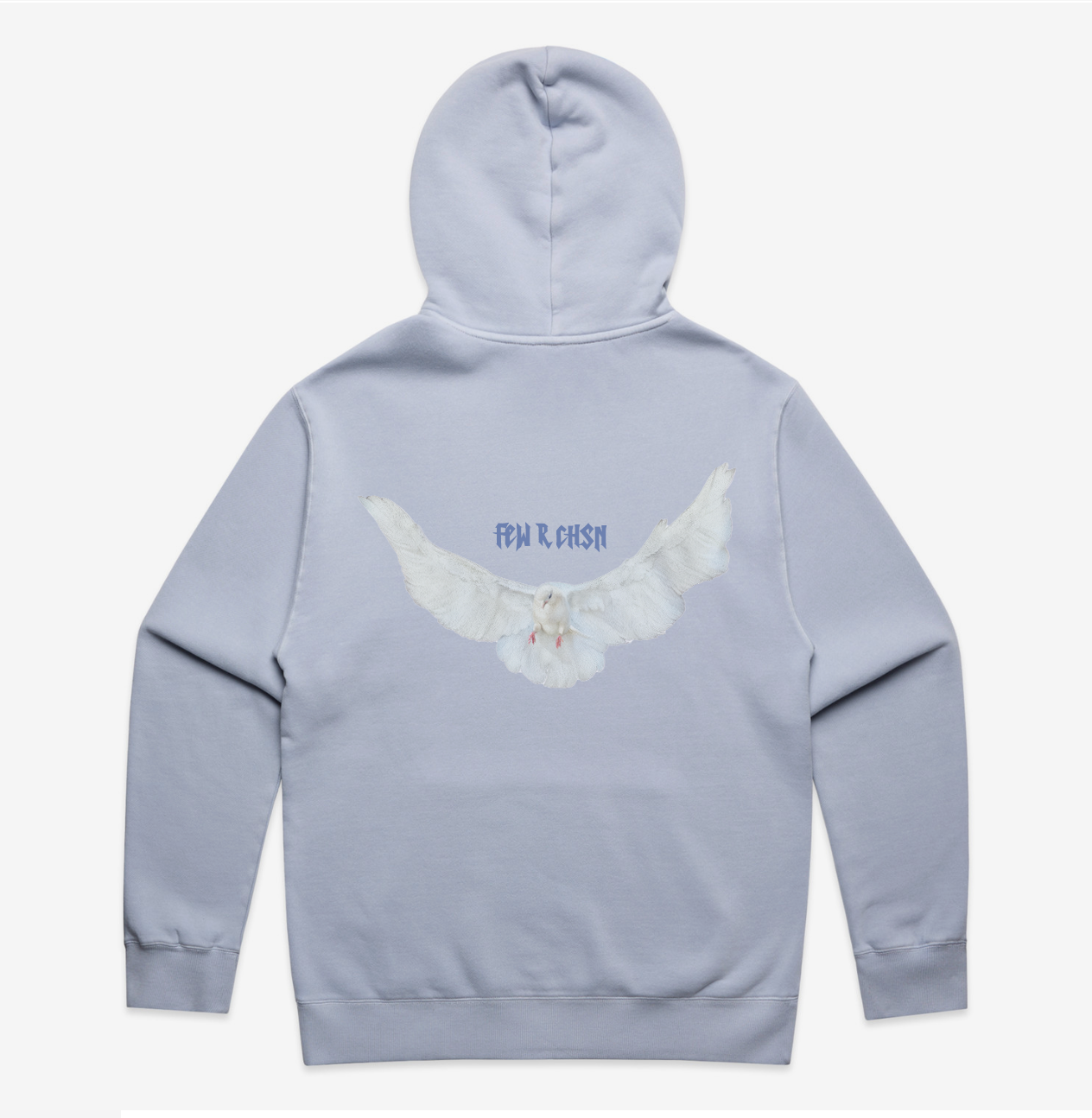 WINGS OF GRACE HOODIE - Faded Blue