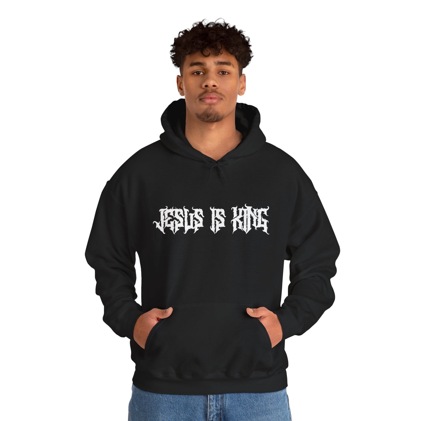 Jesus Is King Hoodie - Black