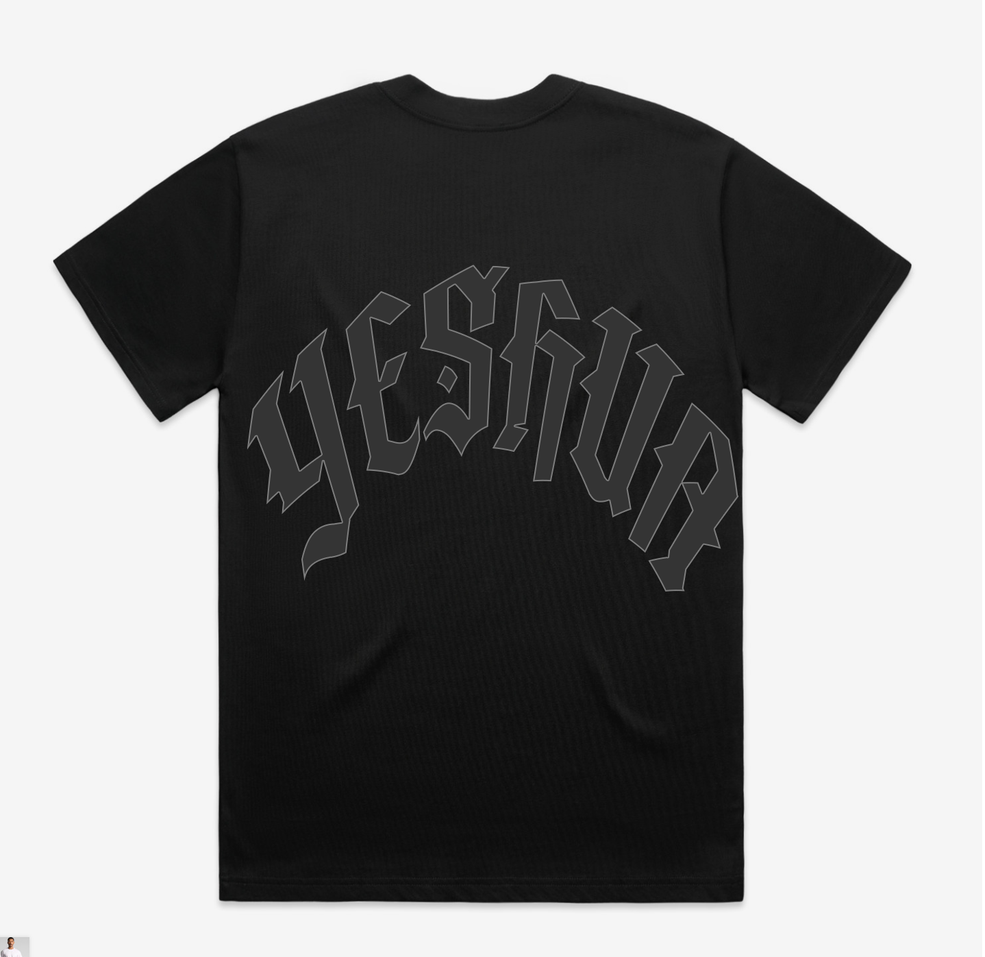 KING YESHUA Boxy Tee - Black