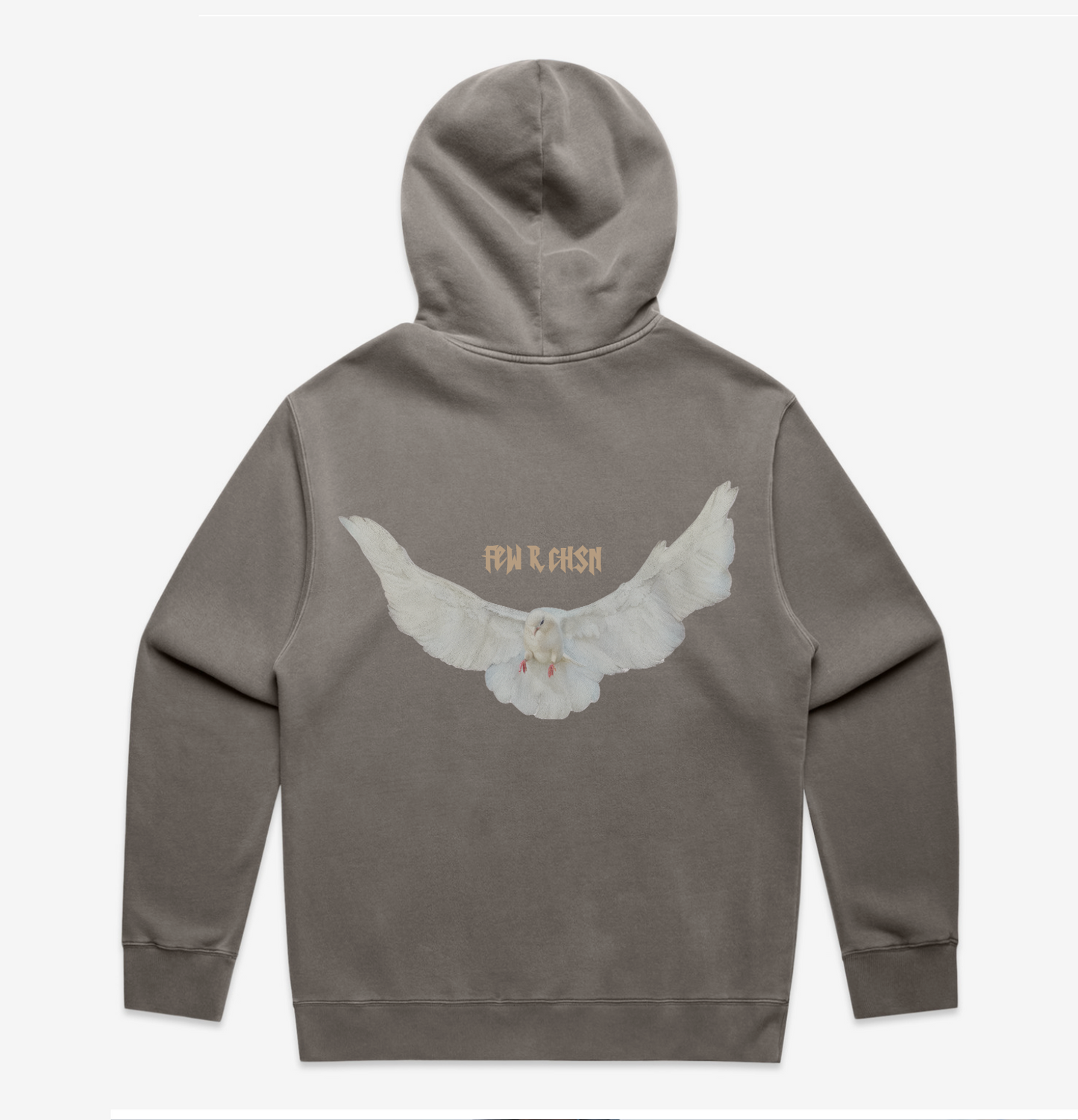 WINGS OF GRACE HOODIE - Faded Grey