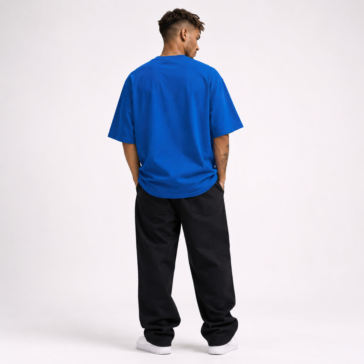 Jesus Is King Tee - Royal Blue