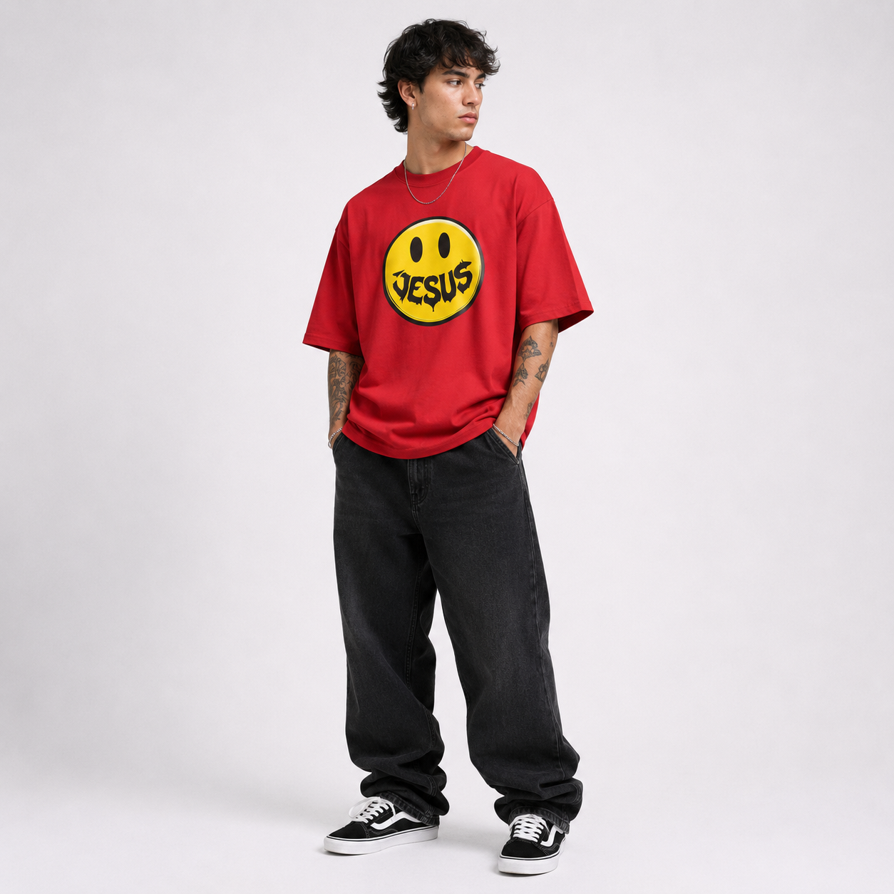Joy in Jesus Tee - Red