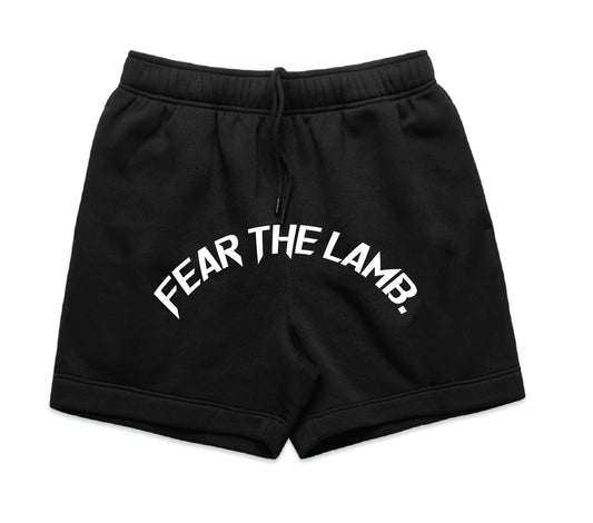 FEAR THE LAMB Shorts- Black